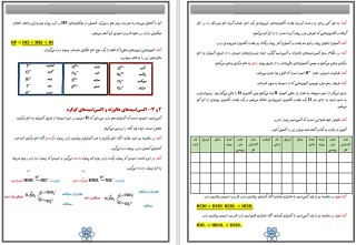 صفحه‌آرایی جزوه شیمی دبیرستان